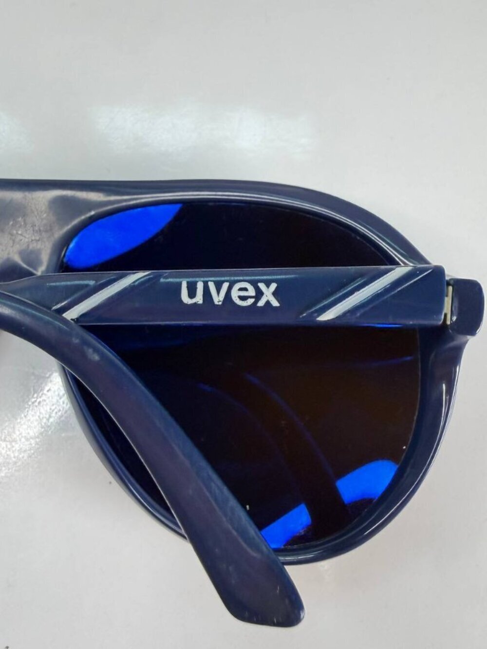 UVEX Beta 41 Sunglasses – Made in Italy – Blue Frame – Vintage Style - Picture 4 of 13